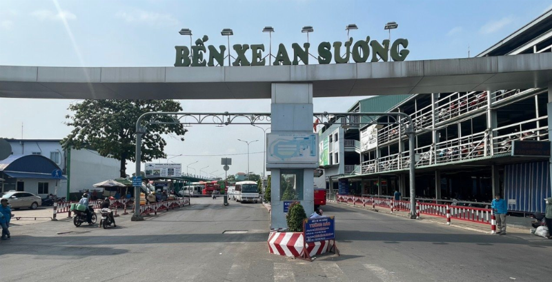 Bản đồ chỉ dẫn đến bến xe Phương Trang An Sương