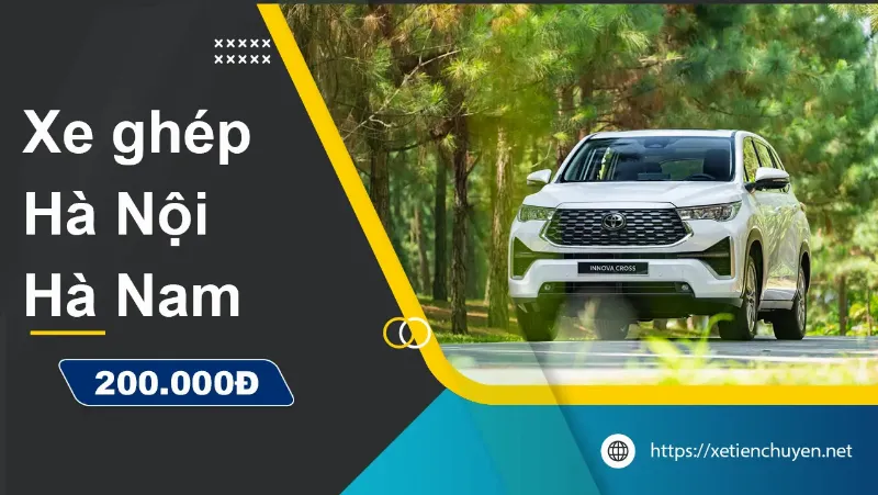 Đặt Xe Ghép Hà Nội Hà Nam Qua Điện Thoại