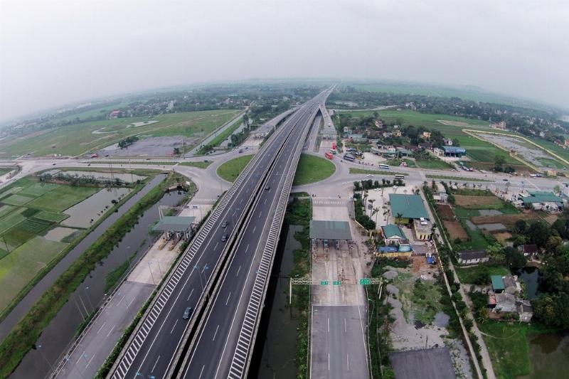Bản đồ chi tiết đường cao tốc mới nối Hà Nội và Bắc Giang, hiển thị các điểm nút giao thông chính giúp tối ưu hóa hành trình di chuyển và ước tính khoảng cách