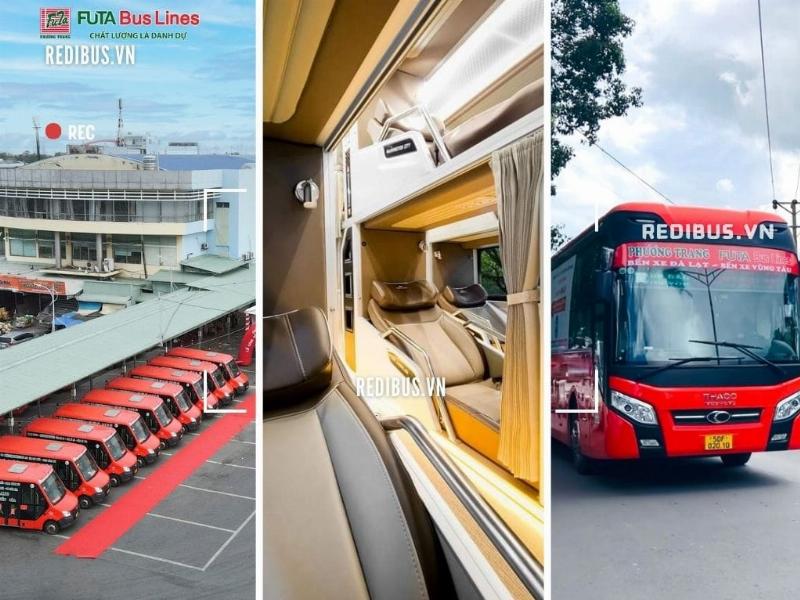 Giao diện ứng dụng đặt vé trực tuyến Phương Trang trên điện thoại cho tuyến Sài Gòn Cần Thơ