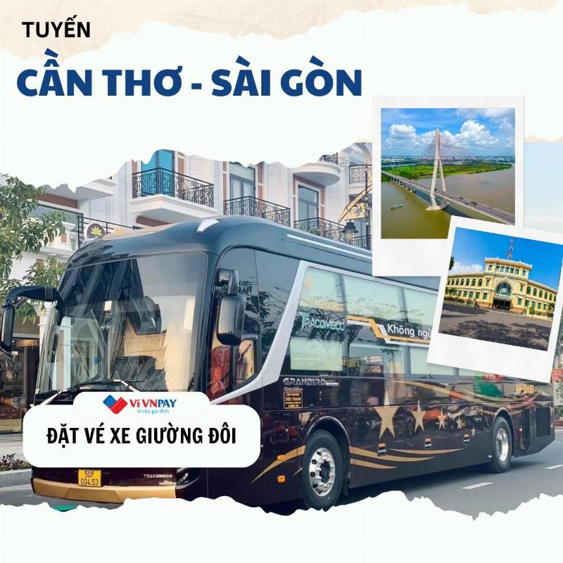 Bên trong xe giường nằm Phương Trang chạy tuyến Sài Gòn Cần Thơ với không gian thoải mái